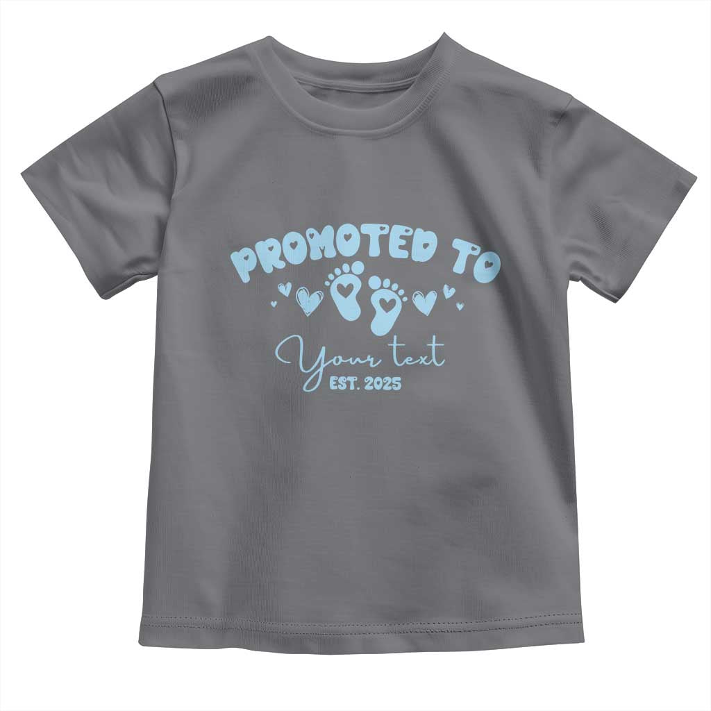 Personalized Gender Reveal Toddler T Shirt Custom Text Baby Boy Reveal Blue Family Matching