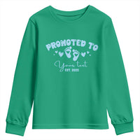 Personalized Gender Reveal Youth Sweatshirt Custom Text Baby Boy Reveal Blue Family Matching
