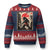 Samurai Bigfoot Ugly Christmas Sweater Japanese Vintage Sasquatch Graphic Ukiyo-e Art Funny - Wonder Print Shop