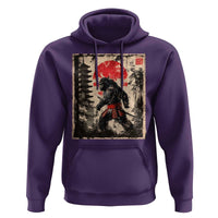 Samurai Bigfoot Hoodie Japanese Vintage Sasquatch Graphic Ukiyo-e Art Funny - Wonder Print Shop