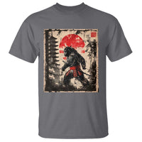 Samurai Bigfoot T Shirt Japanese Vintage Sasquatch Graphic Ukiyo-e Art Funny - Wonder Print Shop