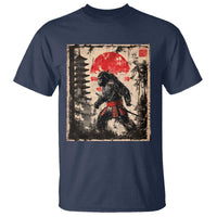 Samurai Bigfoot T Shirt Japanese Vintage Sasquatch Graphic Ukiyo-e Art Funny - Wonder Print Shop