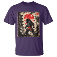 Samurai Bigfoot T Shirt Japanese Vintage Sasquatch Graphic Ukiyo-e Art Funny - Wonder Print Shop