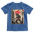 Samurai Bigfoot Toddler T Shirt Japanese Vintage Sasquatch Graphic Ukiyo-e Art Funny - Wonder Print Shop