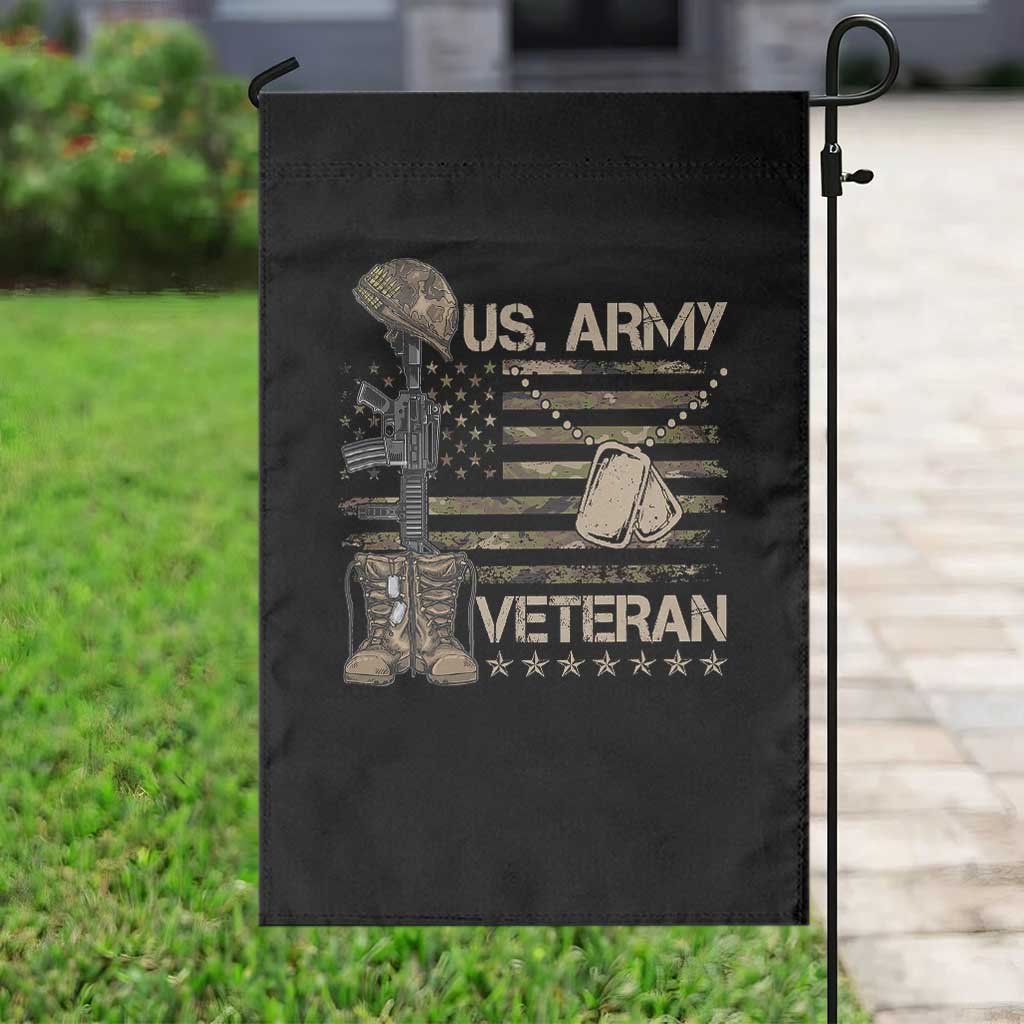 US Army Veteran Flag Garden Flag - Wonder Print Shop