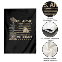 US Army Veteran Flag Garden Flag - Wonder Print Shop