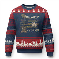 US Army Veteran Flag Ugly Christmas Sweater - Wonder Print Shop