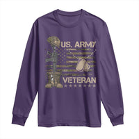 US Army Veteran Flag Long Sleeve Shirt - Wonder Print Shop