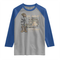 US Army Veteran Flag Raglan Shirt - Wonder Print Shop