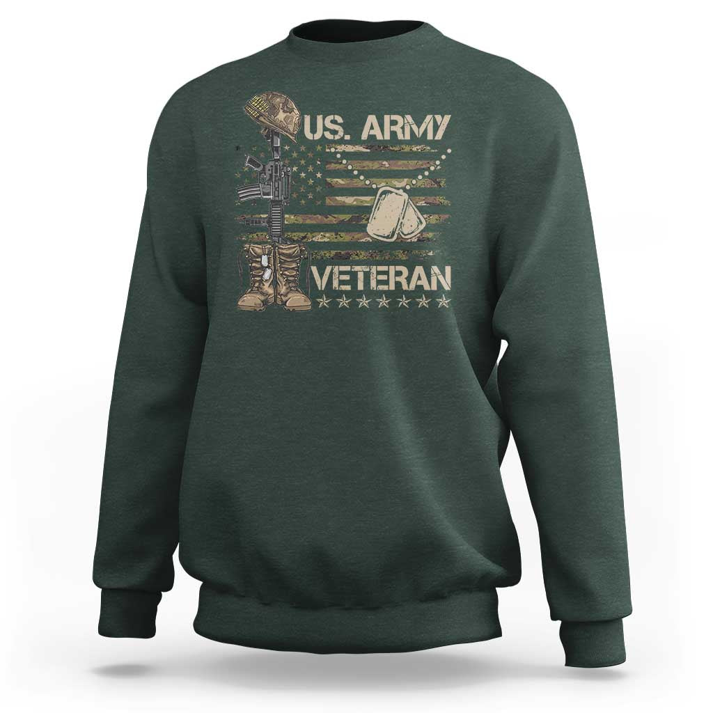 US Army Veteran Flag Sweatshirt - Wonder Print Shop