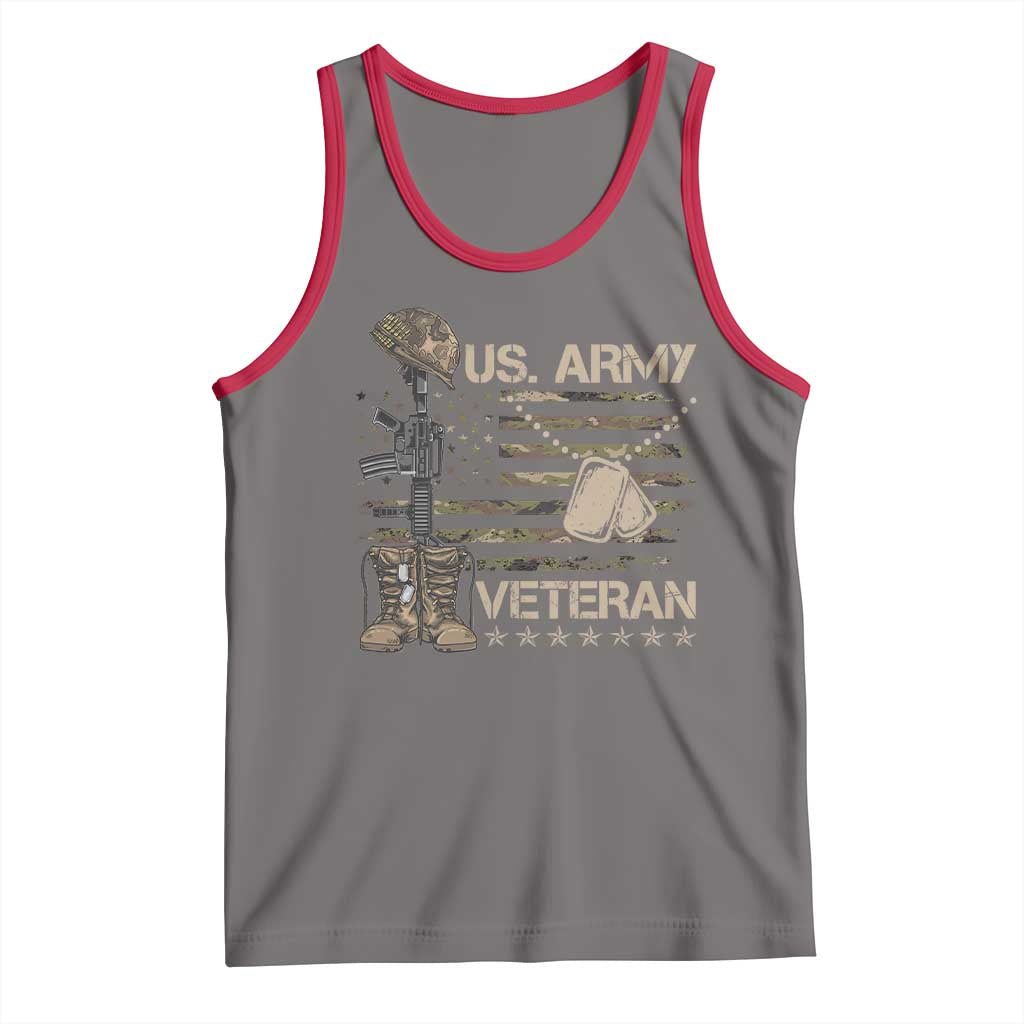 US Army Veteran Flag Tank Top - Wonder Print Shop