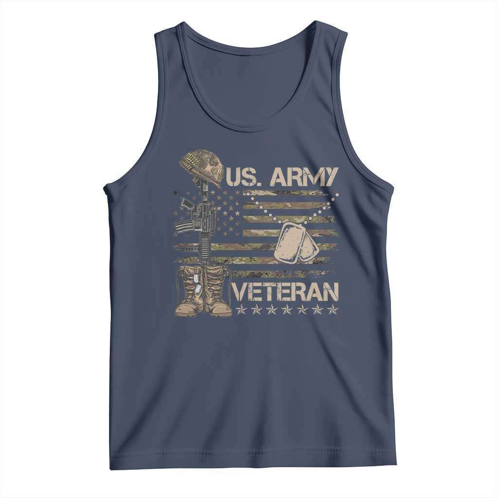US Army Veteran Flag Tank Top - Wonder Print Shop