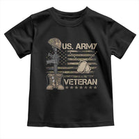 US Army Veteran Flag Toddler T Shirt - Wonder Print Shop