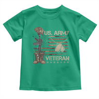 US Army Veteran Flag Toddler T Shirt - Wonder Print Shop