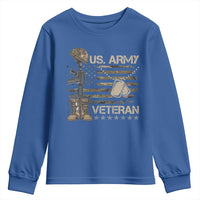 US Army Veteran Flag Youth Sweatshirt - Wonder Print Shop