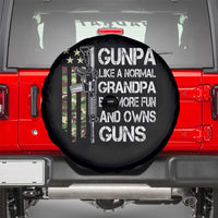 Gunpa Spare Tire Cover Guns Grandpa More Fun Camo American Flag USA Camouflage
