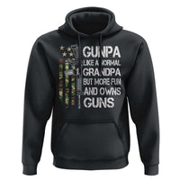Gunpa Hoodie Guns Grandpa More Fun Camo American Flag USA Camouflage