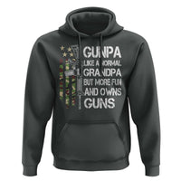 Gunpa Hoodie Guns Grandpa More Fun Camo American Flag USA Camouflage