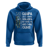 Gunpa Hoodie Guns Grandpa More Fun Camo American Flag USA Camouflage