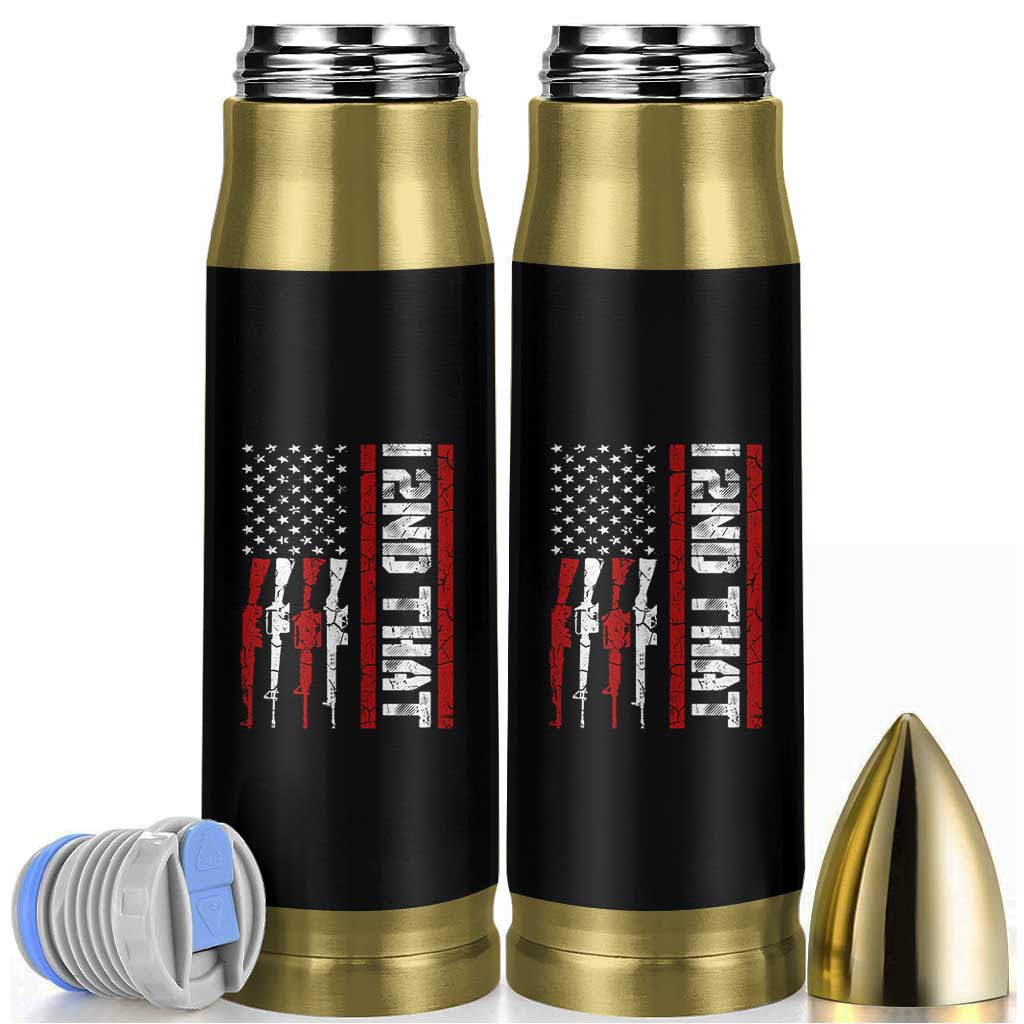 Vintage USA Flag 2nd Amendment Bullet Tumbler Pro Gun Lovers - Wonder Print Shop