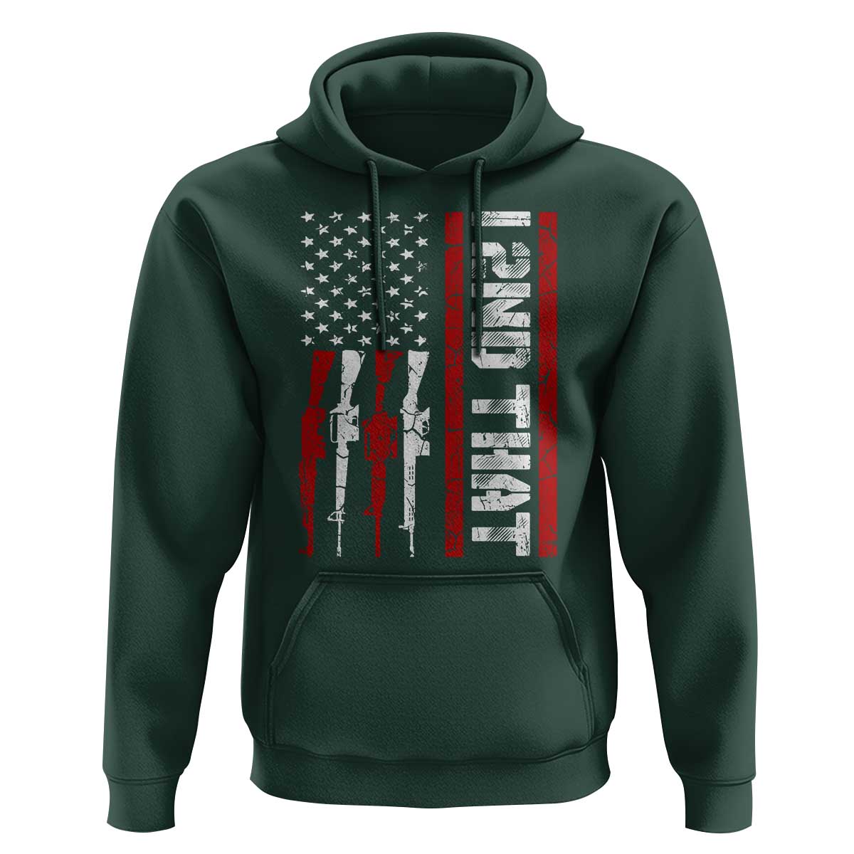 Vintage USA Flag 2nd Amendment Hoodie Pro Gun Lovers - Wonder Print Shop