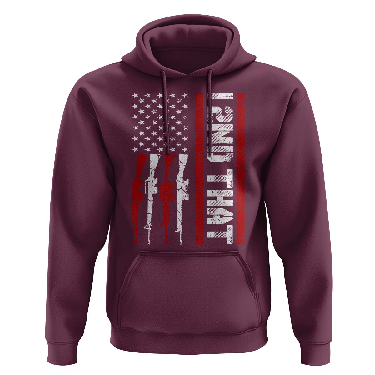 Vintage USA Flag 2nd Amendment Hoodie Pro Gun Lovers - Wonder Print Shop