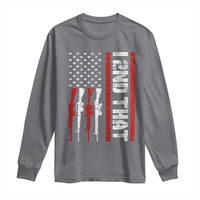 Vintage USA Flag 2nd Amendment Long Sleeve Shirt Pro Gun Lovers - Wonder Print Shop