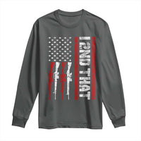 Vintage USA Flag 2nd Amendment Long Sleeve Shirt Pro Gun Lovers - Wonder Print Shop