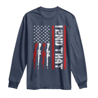 Vintage USA Flag 2nd Amendment Long Sleeve Shirt Pro Gun Lovers - Wonder Print Shop
