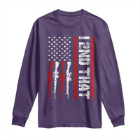 Vintage USA Flag 2nd Amendment Long Sleeve Shirt Pro Gun Lovers - Wonder Print Shop