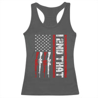Vintage USA Flag 2nd Amendment Racerback Tank Top Pro Gun Lovers - Wonder Print Shop