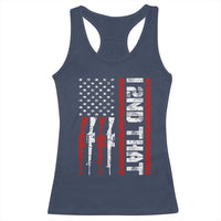 Vintage USA Flag 2nd Amendment Racerback Tank Top Pro Gun Lovers - Wonder Print Shop