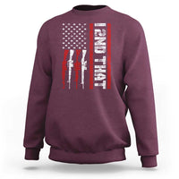 Vintage USA Flag 2nd Amendment Sweatshirt Pro Gun Lovers - Wonder Print Shop