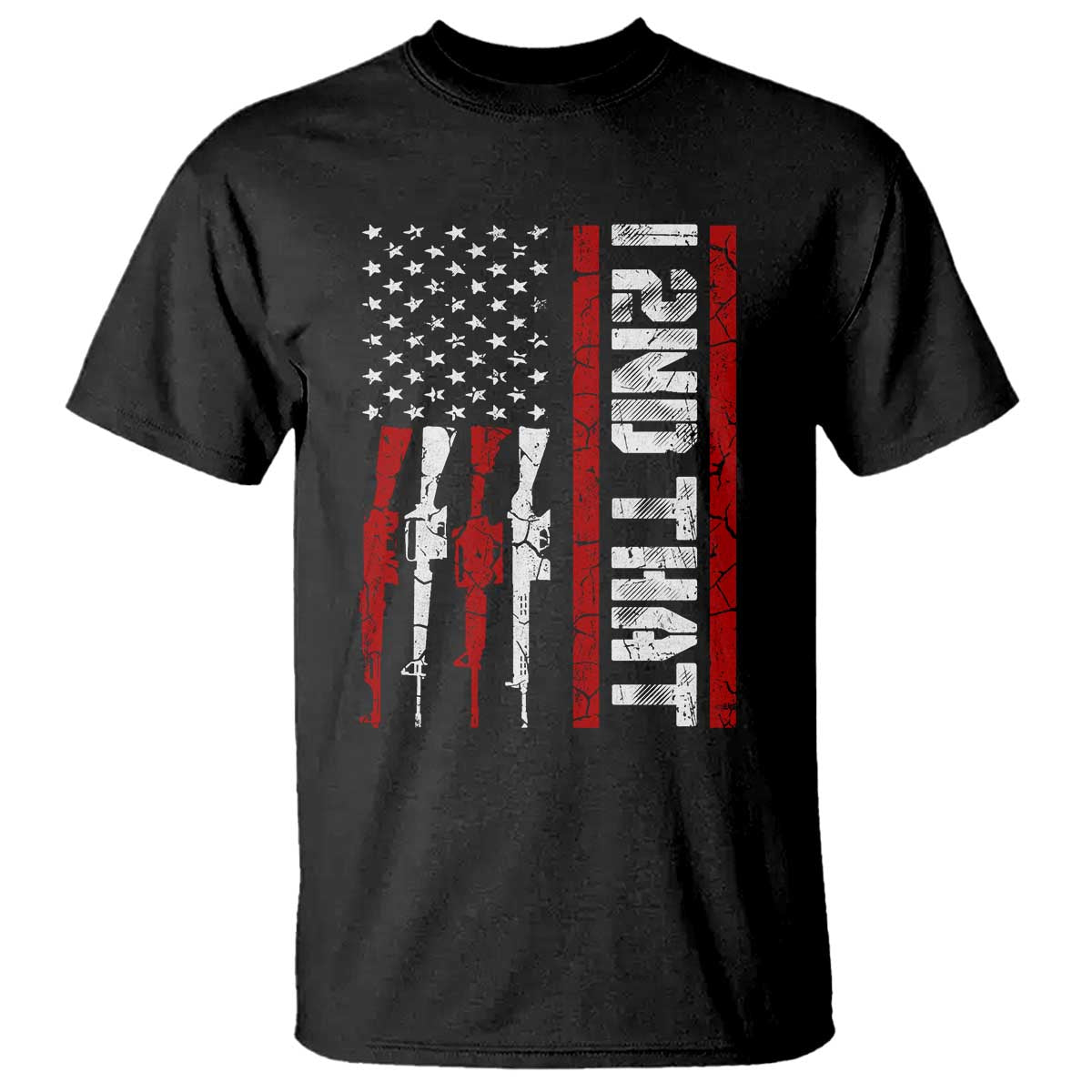 Vintage USA Flag 2nd Amendment T Shirt Pro Gun Lovers - Wonder Print Shop