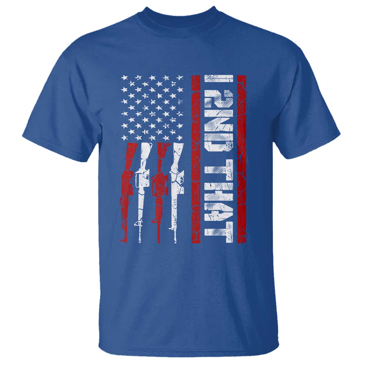 Vintage USA Flag 2nd Amendment T Shirt Pro Gun Lovers - Wonder Print Shop