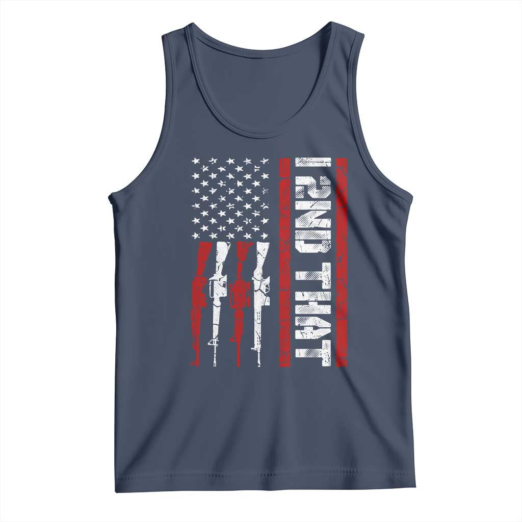 Vintage USA Flag 2nd Amendment Tank Top Pro Gun Lovers - Wonder Print Shop