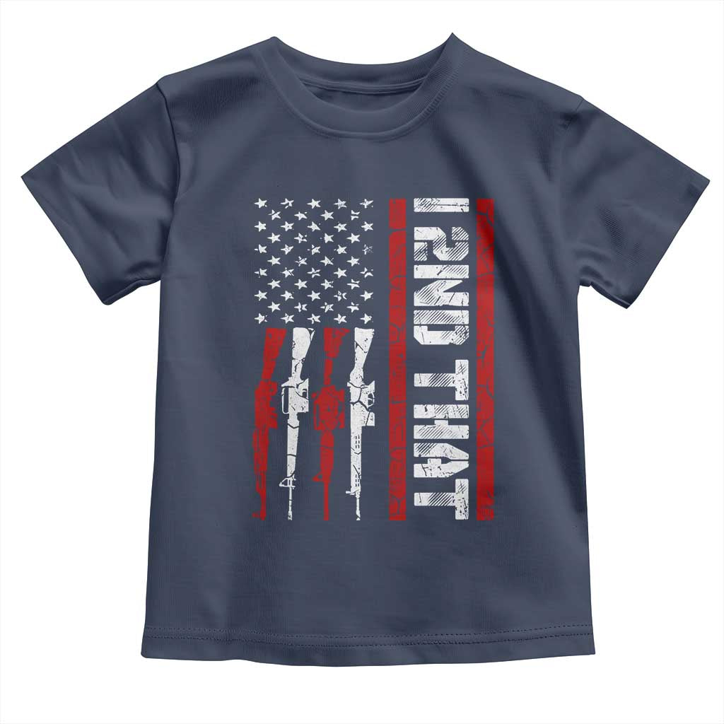 Vintage USA Flag 2nd Amendment Toddler T Shirt Pro Gun Lovers - Wonder Print Shop
