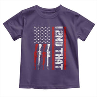 Vintage USA Flag 2nd Amendment Toddler T Shirt Pro Gun Lovers - Wonder Print Shop
