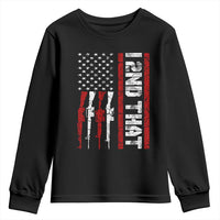 Vintage USA Flag 2nd Amendment Youth Sweatshirt Pro Gun Lovers - Wonder Print Shop
