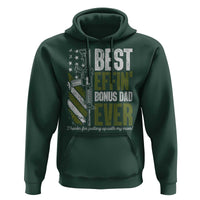 Best Effin’ Bonus Dad Ever Hoodie Step Dad Gun American Flag