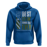 Best Effin’ Bonus Dad Ever Hoodie Step Dad Gun American Flag