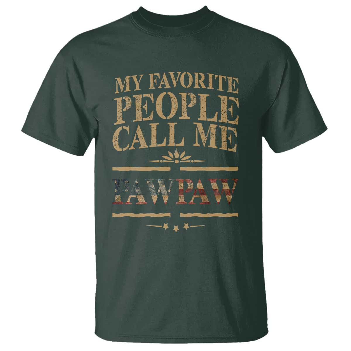 Funny Grandpa T Shirt My Favorite People Call Me Pop Pop Retro American Flag