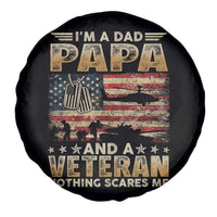 Funny Veteran Dad Spare Tire Cover Funny Military Veteran USA Flag - Wonder Print Shop