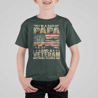 Funny Veteran Dad T Shirt For Kid Funny Military Veteran USA Flag - Wonder Print Shop