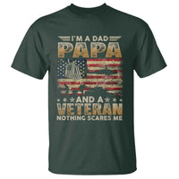 Funny Veteran Dad T Shirt Funny Military Veteran USA Flag - Wonder Print Shop