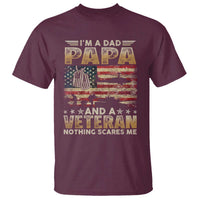 Funny Veteran Dad T Shirt Funny Military Veteran USA Flag - Wonder Print Shop