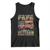 Funny Veteran Dad Tank Top Funny Military Veteran USA Flag - Wonder Print Shop
