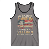 Funny Veteran Dad Tank Top Funny Military Veteran USA Flag - Wonder Print Shop