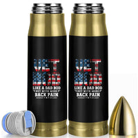 Vet Bod Bullet Tumbler Funny Military Veteran Dad Bod American Flag - Wonder Print Shop