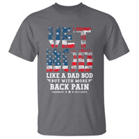 Vet Bod T Shirt Funny Military Veteran Dad Bod American Flag - Wonder Print Shop